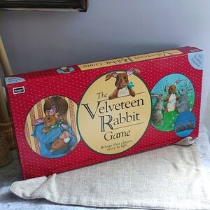 The Velveteen Rabbit Board Game Rose Art Vintage 1994